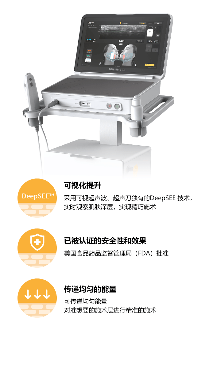 超声刀治疗层次示意图